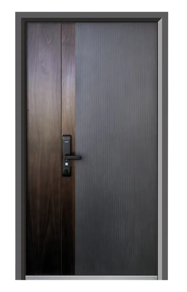 Blending Power and Pinnacle: The Allure of Steel-Wood Armored Doors
