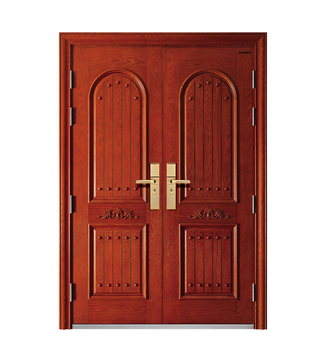 Armored Ambiance: Steel-Wood Doors for a Secure and Welcoming Entrance ...
